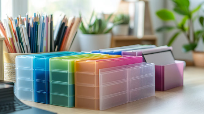 Porta Etiqueta de Plástico: Organização Prática e Eficiente