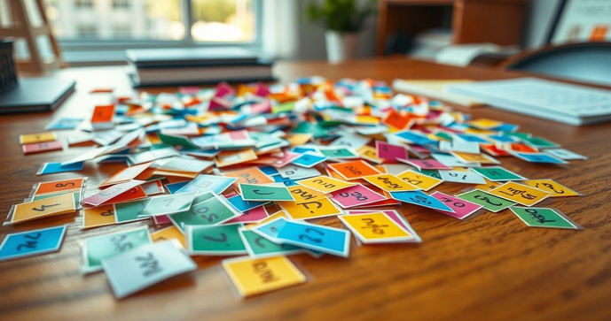 Etiquetas adesivas coloridas para organização e personalização de ambientes
