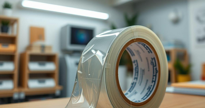 Fita adesiva 50x50 transparente é a solução ideal para suas necessidades de fixação e organização