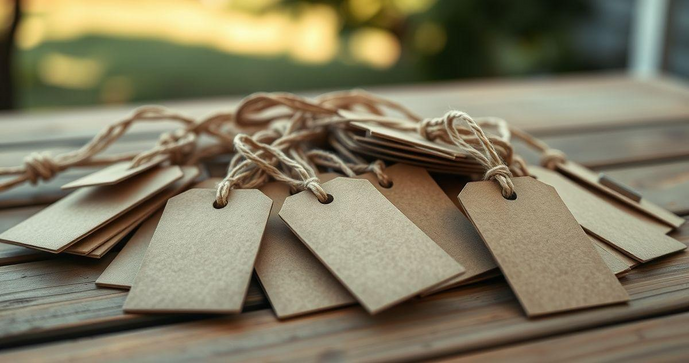Tag de Papel Kraft: Criatividade Sustentável