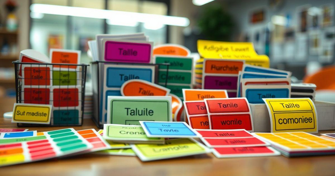 Etiquetas e Rótulos Adesivos para Organizar e Identificar