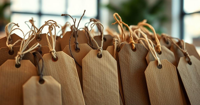 Tag de papel kraft: como escolher e personalizar para suas embalagens