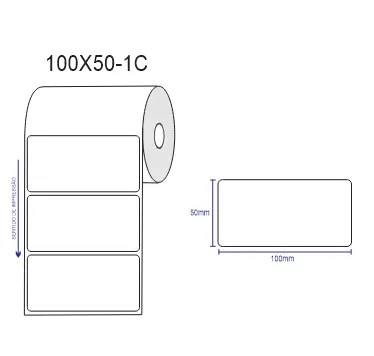 Etiqueta Bopp 100x50