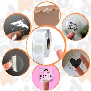 etiqueta bopp transparente