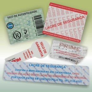 etiqueta lacre de segurança