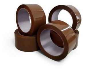 fita adesiva para embalagem marrom