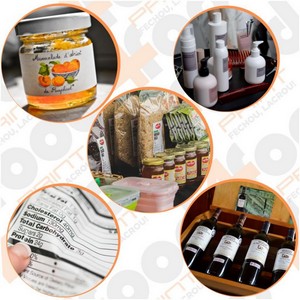 rolo de etiqueta personalizada